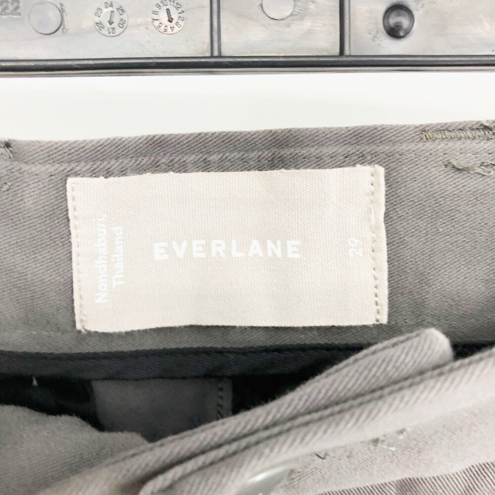 Everlane Mens Chino Shorts 29 Grey Casual Slash Pockets Zip Fly NWOT - Picture 4 of 5